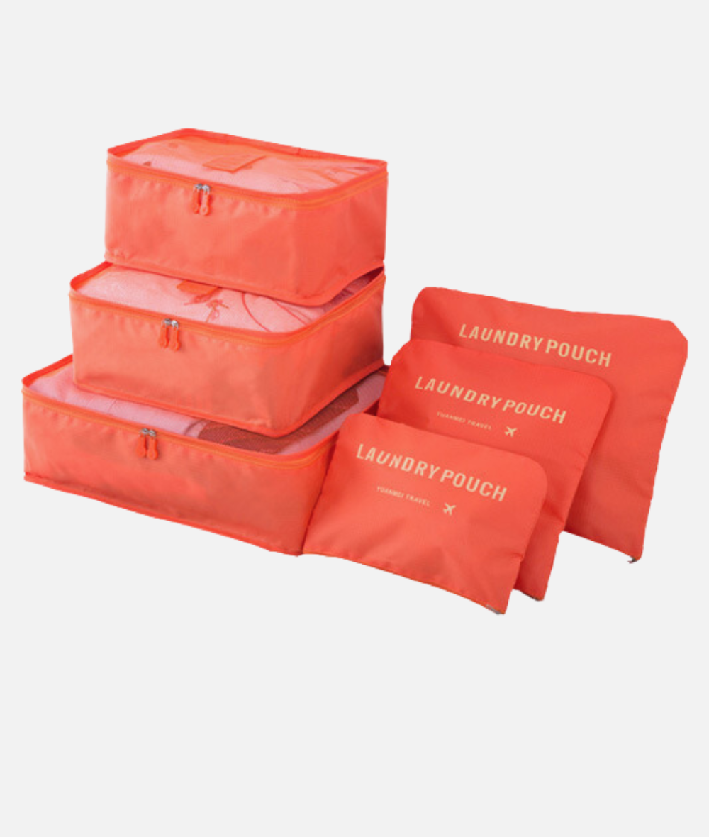 Organizador de viaje de 6 piezas