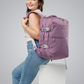 Mochila viajera al vacío + Compresión de aire