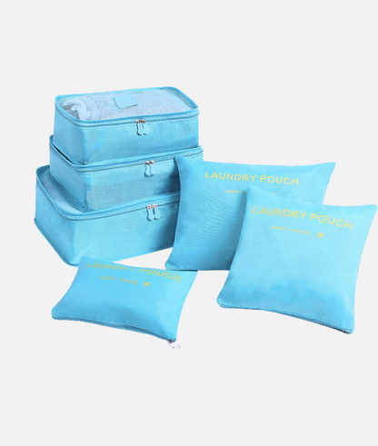 Organizador de viaje de 6 piezas