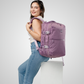 Mochila viajera al vacío + Compresión de aire