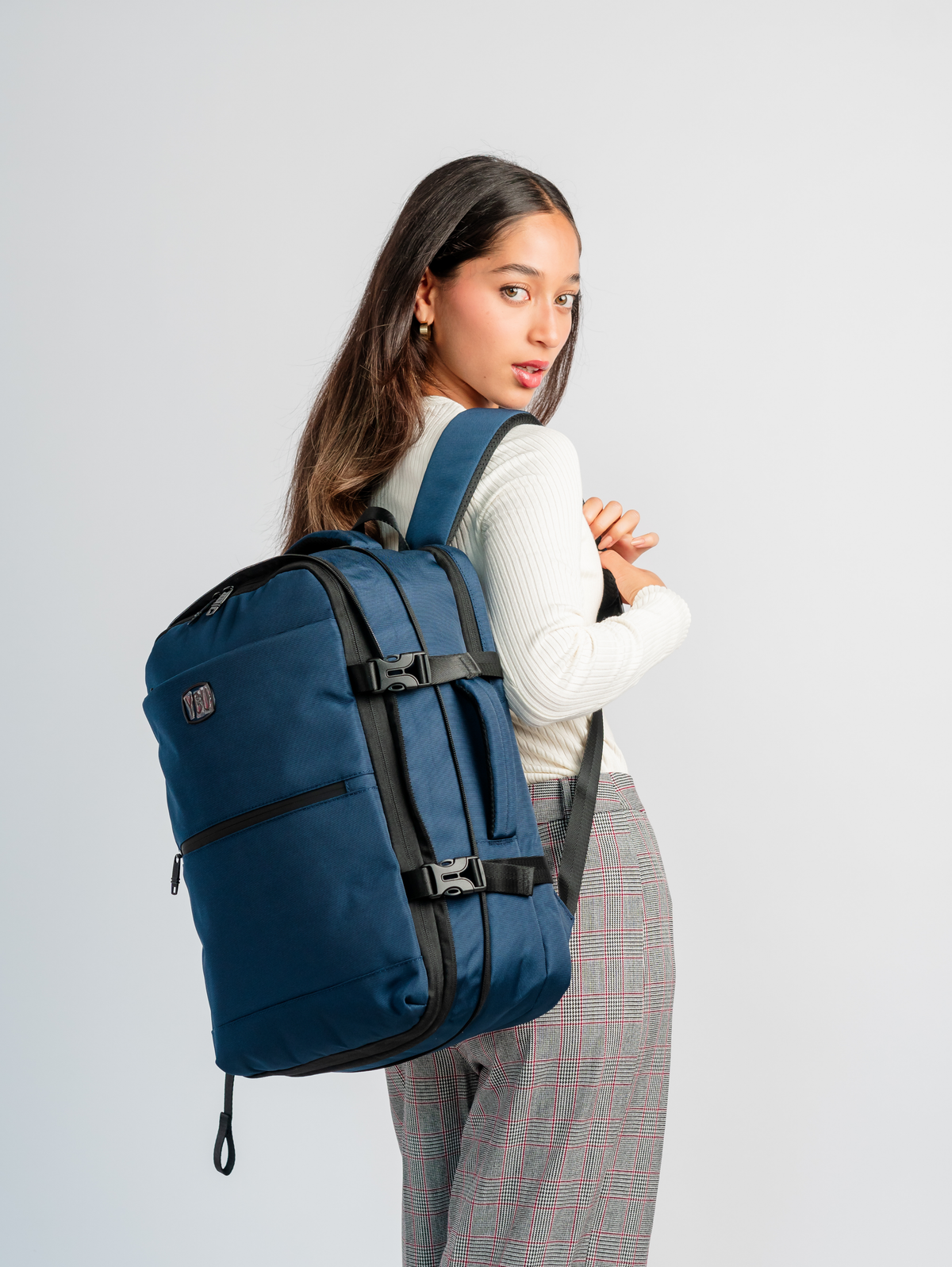 Mochila viajera al vacío + Compresión de aire