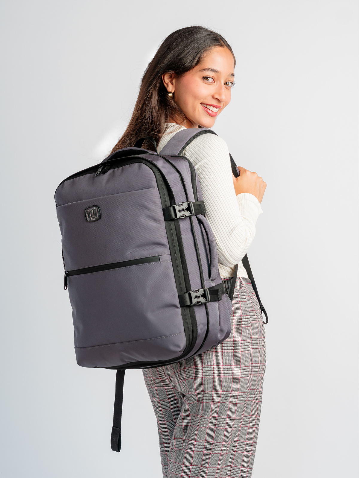 Mochila viajera al vacío + Compresión de aire